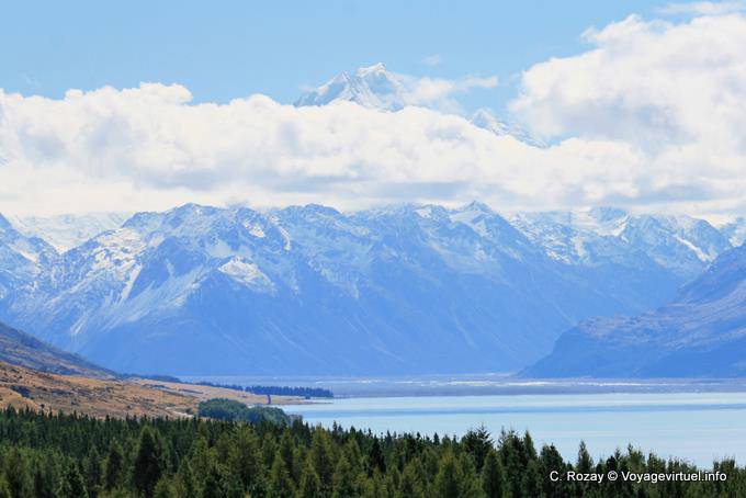Aoraki, route du Mount Cook, Canterbury - Nouvelle-Zélande