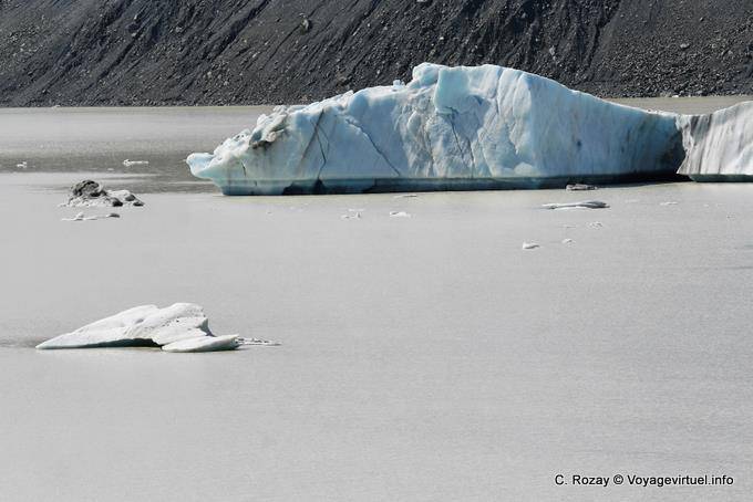 Iceberg, Tasman Lake, Canterbury - Nouvelle-Zélande