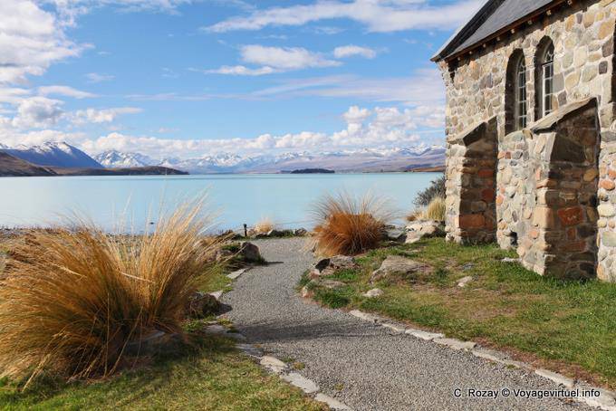 Église du Bon Pasteur, lac Tekapo, Canterbury - Nouvelle-Zélande