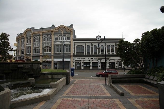 Parc vers Strathallan street, Timaru, Canterbury - Nouvelle-Zélande