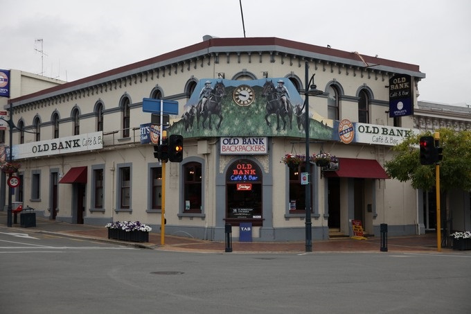 Old bank café, Timaru, Canterbury - Nouvelle-Zélande
