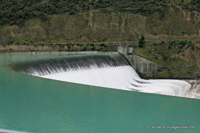 Waitaki Dam, Canterbury - Nouvelle-Zélande