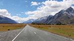 Entre montagnes, Mount Cook Road, Canterbury, Nouvelle-Zélande.