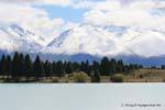 Ruataniwha Lake, Canterbury, Nouvelle-Zélande.