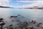 Landscape du lac Tekapo, Canterbury, Nouvelle-Zélande.