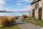 Église du Bon Pasteur, lac Tekapo, Canterbury, Nouvelle-Zélande.