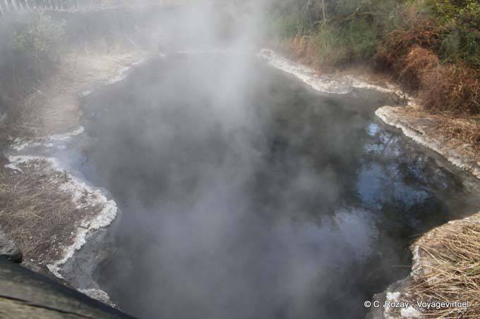 Eaux chaudes, Kuirau Park, Rotorua - Nouvelle-Zélande