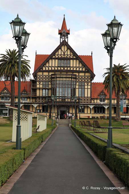 Vue centrale, Musée de Rotorua - Nouvelle-Zélande