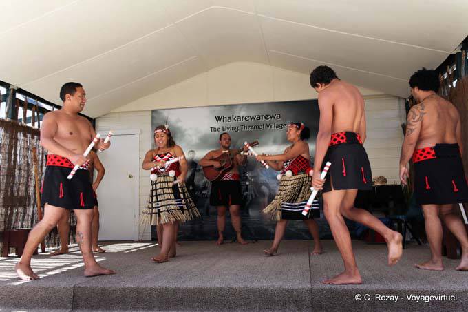 Whakarewarewa Maori Spectacle, Rotorua - Nouvelle-Zélande
