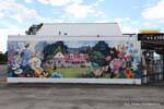 Murales de fleuriste, Katikati, Nouvelle-Zélande.