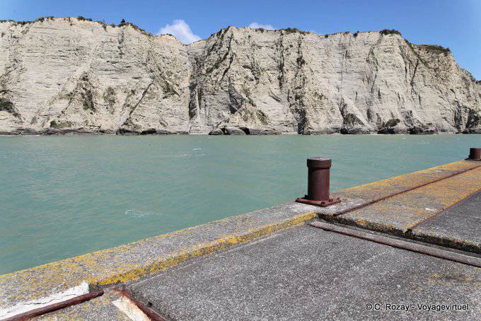 Falaises crayeuses, Anaura Bay, East Cape - Nouvelle-Zélande