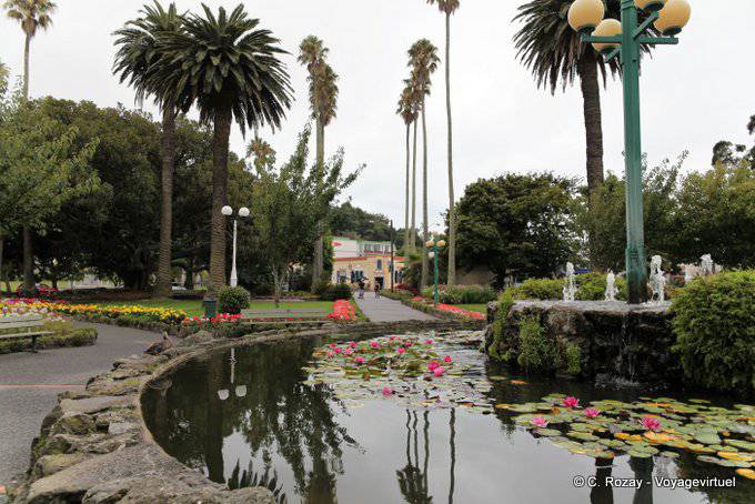 Au centre de Clive square, Napier Parc, East Coast - Nouvelle-Zélande
