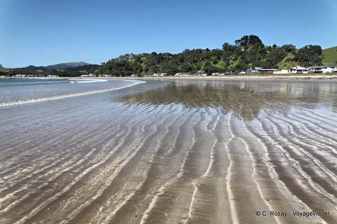 Lumière de sable, Oakura Bay, Northland - Nouvelle-Zélande