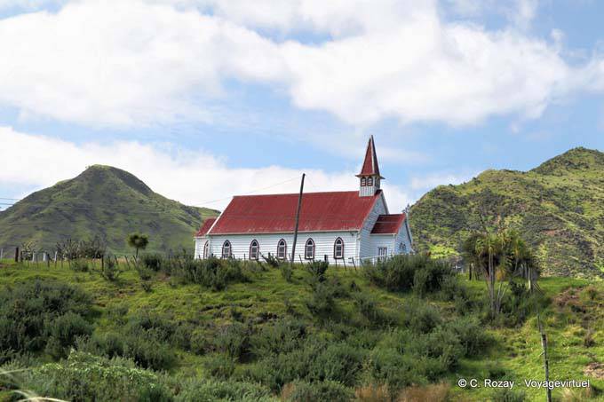 Eglise, Paihia Road to Oponomi, Northland - Nouvelle-Zélande