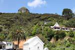 St Paul volcanic plug, Whangaroa, Northland, Nouvelle-Zélande.