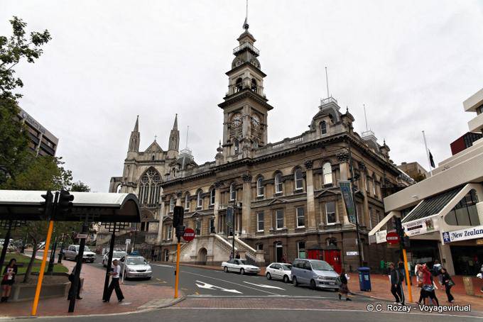 Dunedin, Octagon, City Council, Otago - Nouvelle-Zélande