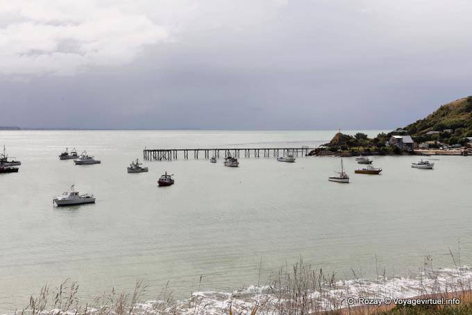 Lumière sur la mer, Moeraki, Otago - Nouvelle-Zélande