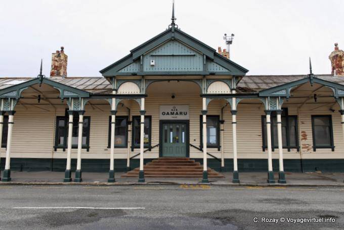 Railway station, Oamaru, Otago - Nouvelle-Zélande