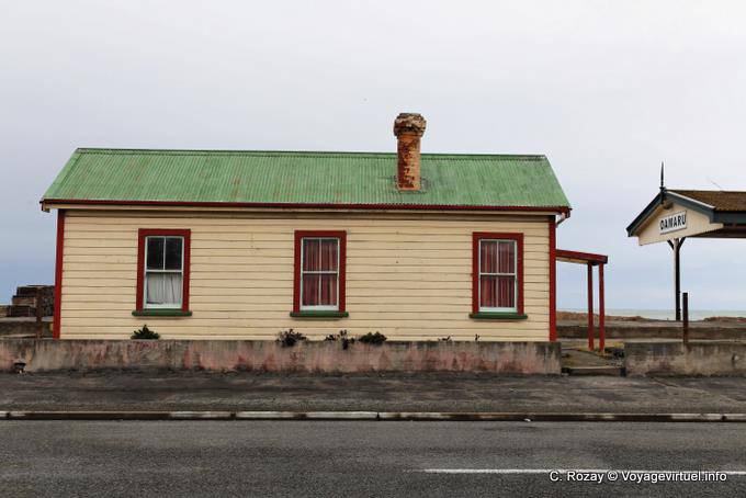 Antique annexe de gare, Oamaru, Otago - Nouvelle-Zélande