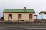 Antique annexe de gare, Oamaru, Otago, Nouvelle-Zélande.