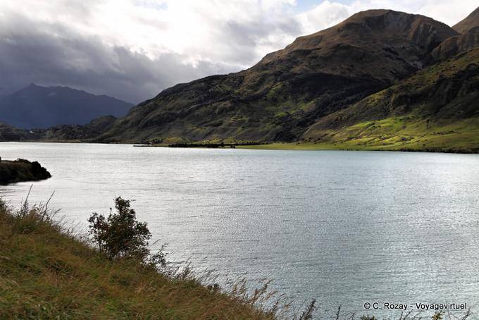 Autre vue du cou (The Neck), Hawea Lake, Southland - Nouvelle-Zélande