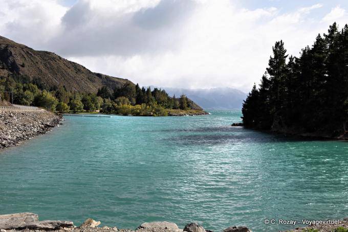 Angle Capell avenue et Albert Town, Hawea Lake, Southland - Nouvelle-Zélande