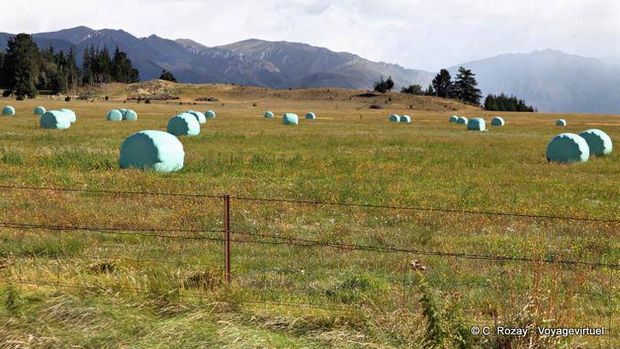 Depuis la state highway 6, Hawea Lake, Southland - Nouvelle-Zélande