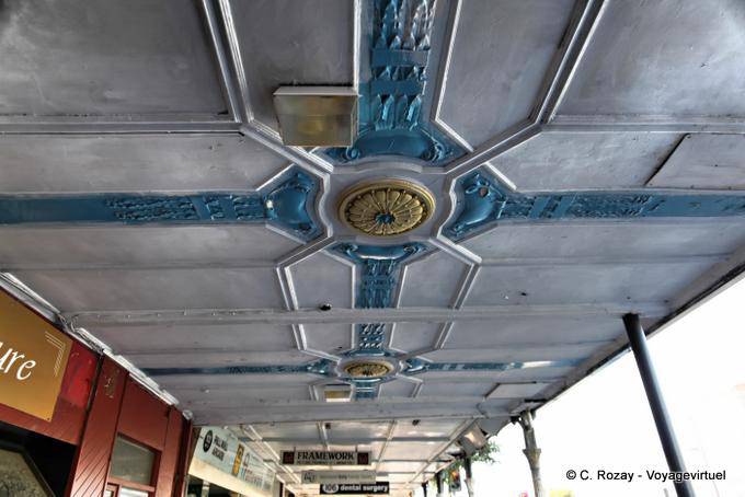 Plafond des arcades de la ville, Invercargill, Southland - Nouvelle-Zélande
