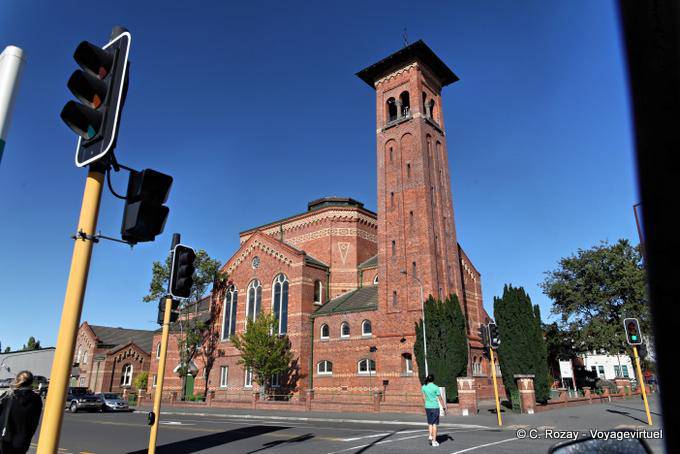 Style italo-byzantin, Invercargill First Presbyterian Church, Southland - Nouvelle-Zélande