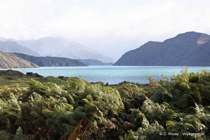 Arc-en-ciel, lac Wanaka, Southland - Nouvelle-Zélande