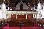 Intérieur de l'église conçue par Robert Lawson, Dunedin, First Church Of Otago, Nouvelle-Zélande.