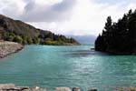Angle Capell avenue et Albert Town, Hawea Lake, Southland, Nouvelle-Zélande.