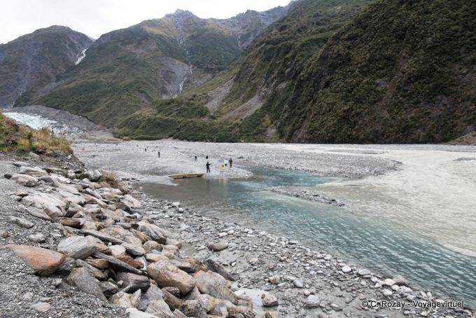 Entre White creek et Yellow creek, Fox Glacier, Westcoast - Nouvelle-Zélande