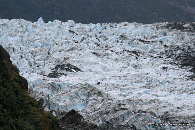 Désordre glaciaire, Fox Glacier, Westcoast - Nouvelle-Zélande