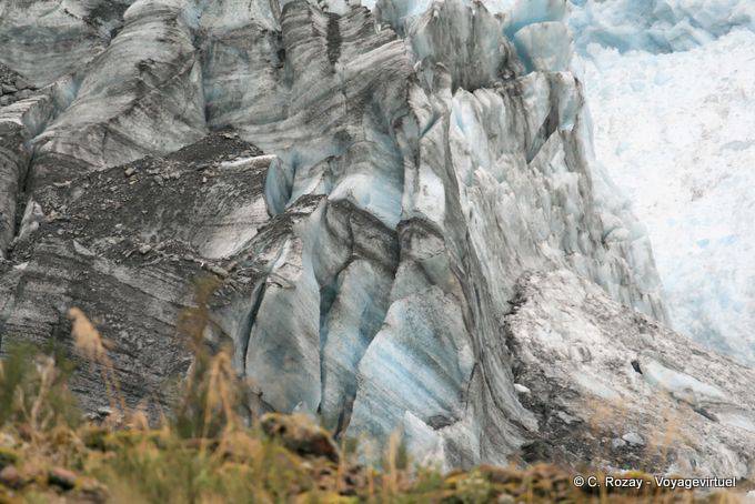 Mélodie glaciaire des Alpes du Sud en NZ, Fox Glacier, Westcoast - Nouvelle-Zélande