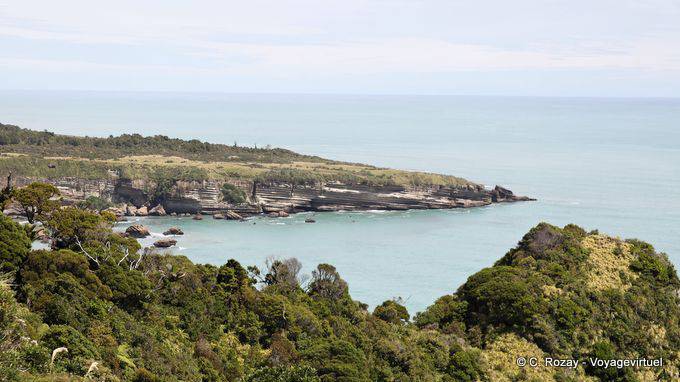 Point de vue, Paparoa Park Irimahuwhero, Westcoast - Nouvelle-Zélande