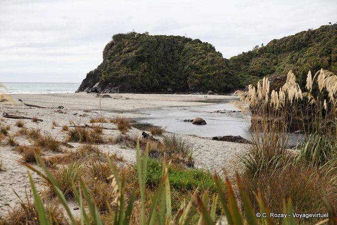 Promenade à l'embouchure, Ship Creek, Westcoast - Nouvelle-Zélande