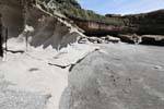 Calcaire érodé au nord de la pointe, Paparoa Park, Truman Track, Westcoast, Nouvelle-Zélande.