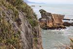 Pancake Rocks et Blowholes, Punakaiki, Westcoast, Nouvelle-Zélande.