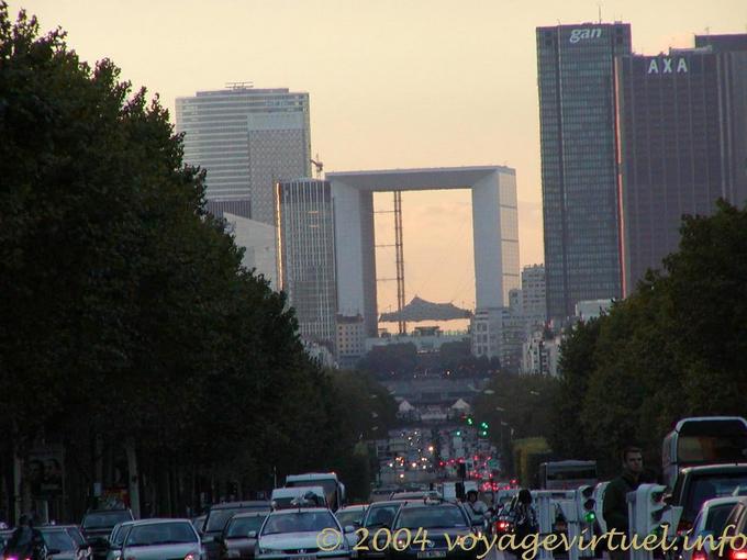 Lumière du soir, La Défense, Paris - France