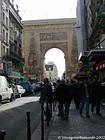 Arc de Triomphe de la porte Saint-Denis, Paris, France.