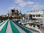 Panorama sur les Halles et Saint-Eustache, Paris, France.