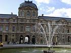 Jets d'eau, Paris, Le Louvre, France.