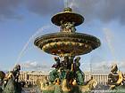Fontaine de Jacques Hittorff, Place de la Concorde, Paris, France.