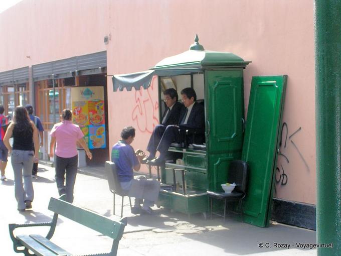 Le cireur de chaussures, Lima -Pérou