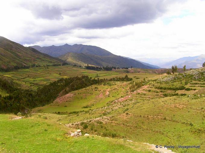 Panorama de la Vallée sacrée des Incas -Pérou