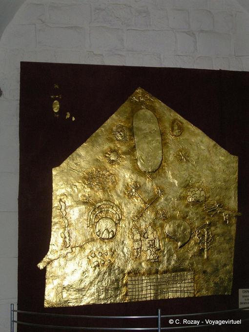 Cosmogonie inca en or, la Terre-Mère et les Incas, Cuzco -Pérou