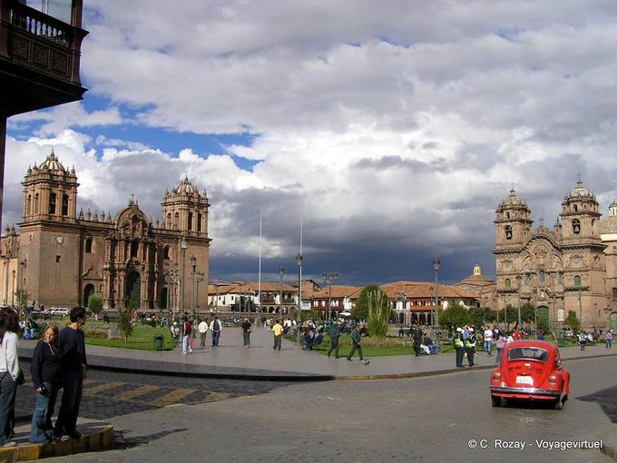 Cuzco, Cathédrale Notre-Dame-de-l'Assomption et la Compañia, Huacaypata -Pérou