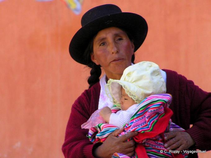 La mère et l'enfant, Ayacucho -Pérou