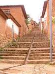 Ruelle pentue, Chinchero, Valle Sagrado de los Incas, Pérou.